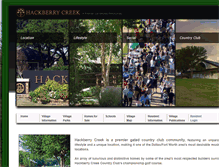 Tablet Screenshot of hackberrycreek.com